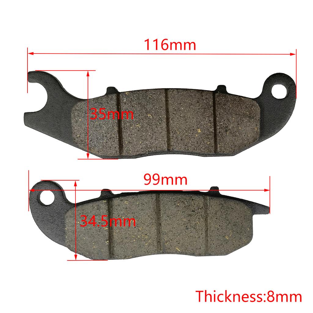 Motorrad Vorder- und Hinterradbremsbeläge Für Bosuer Bse M1 M3 M4 M5 M10 M11 M1 J1 J3D M6 J11 J5R M9 Mojoracing Dirt Pit Bike
