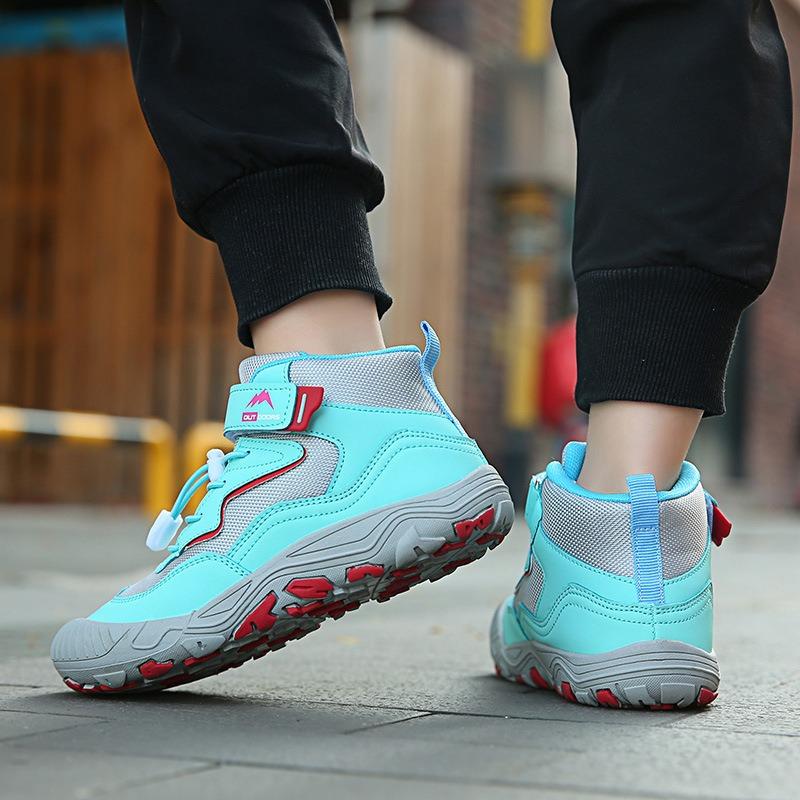 Cross-border Autumn and Spring New Casual Fashion Trend Versatile Zhongbang Outdoor Children's Net Shoes Casual Shoes Non-slip Classmates