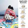 1pc Hello Kitty Milk blanket Lightweight Flannel Throw for Sofa Bed Travel Camping Livingroom Office Couch Chair