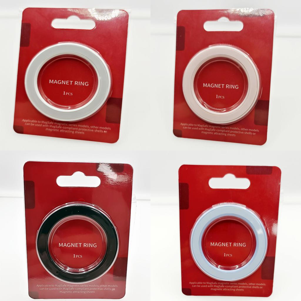 Apple Phone Magnetic Ring Mobile Phone Stand Sticker With Magnetic Plate For Home Office And Bathroom