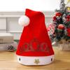 Snowman Christmas Hat Plush Santa Snowman Hat  Christmas Party Decoration