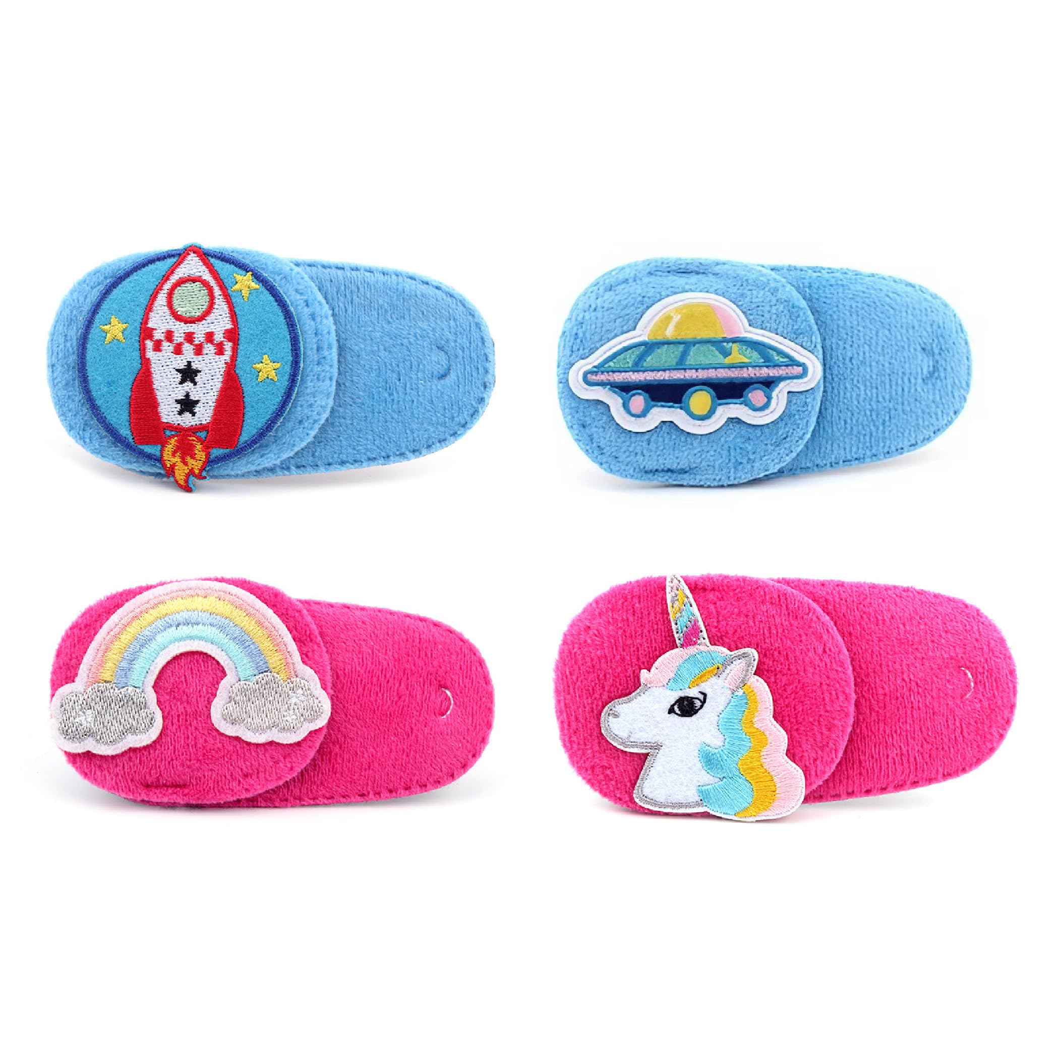 

Felimoa Eye Patch Eye Mask for Left Training Eyeglass Cover for Blue and Set of 2 Eye, Kids, Red,