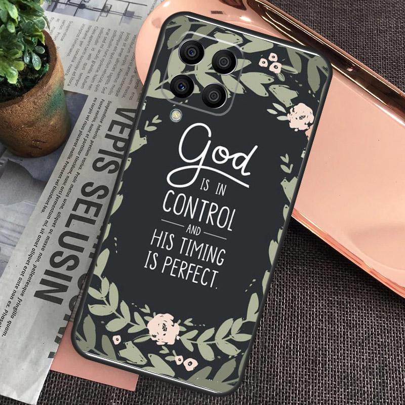 Bible Philippians Jesus Christ Verse Case For Samsung Galaxy M15 M55 M13 M23 M33 M53 M31 M51 M14 M34 M54 M20 M30s M12 M32 M52