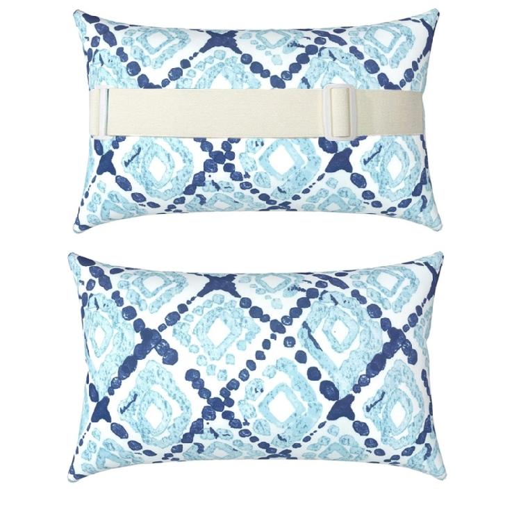 Decorative Patios Pillow Elastics Band Water proof Outdoor Cushions For Poolsides Chair Backrest Support Lumbar Support