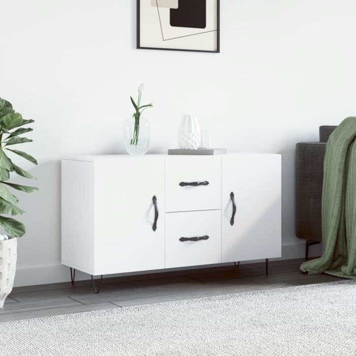 VidaXL Buffet blanc 100x36x60 cm bois d'ingénierie 828164