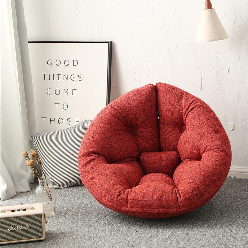 Multifunctional Lazy Sofa Folding Bean Bag Fabric Sofa Small Apartment Single Lunch Break Floor Mat Living Room Tatami