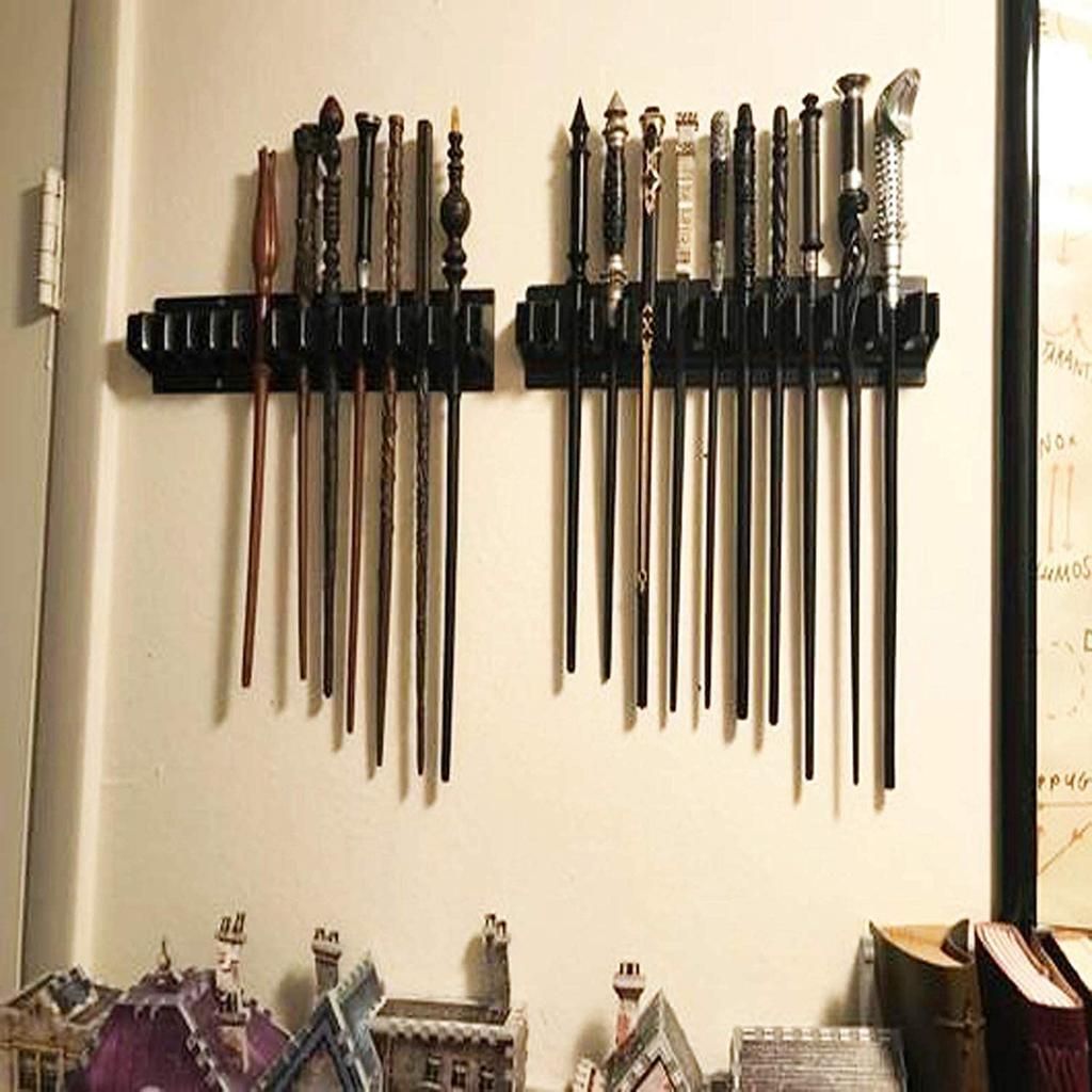 Display Stand for 10 Wands Decoration Harry Potter Dumbledore Hermoine Wand Collection Weasley Twins Stand Storage Display Stand/Plastic Stand, Stand,