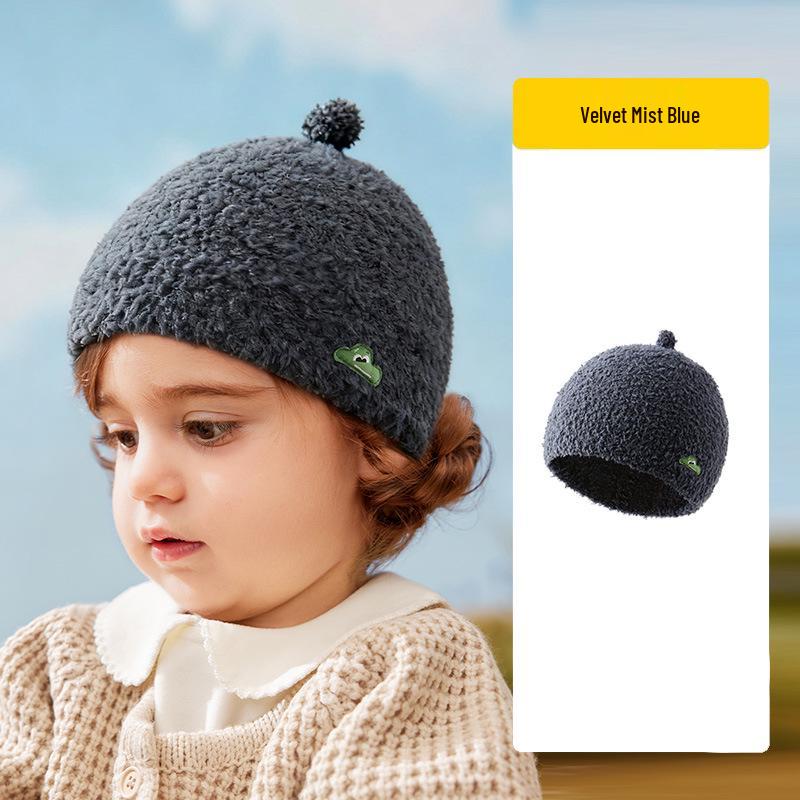 Infant Lemon Wool Hat - Cute Knitted Winter Hat for Boys and Girls, Autumn and Winter Collection