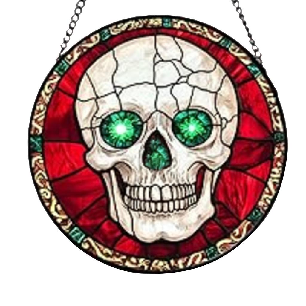 Light-Transparent Hanging Ornaments - Plastic 2D Flat Ornaments - Single Sided 3.9 Inch Christmas Decorations For Walls And Doors