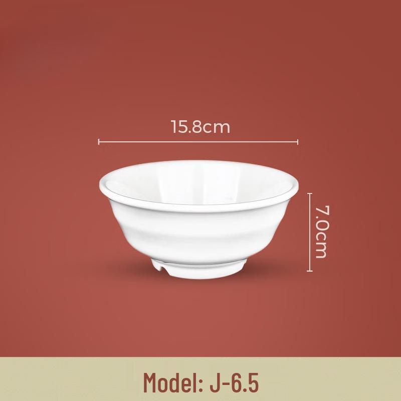 

6.2-inch Imitation Porcelain Round Soup Bowl