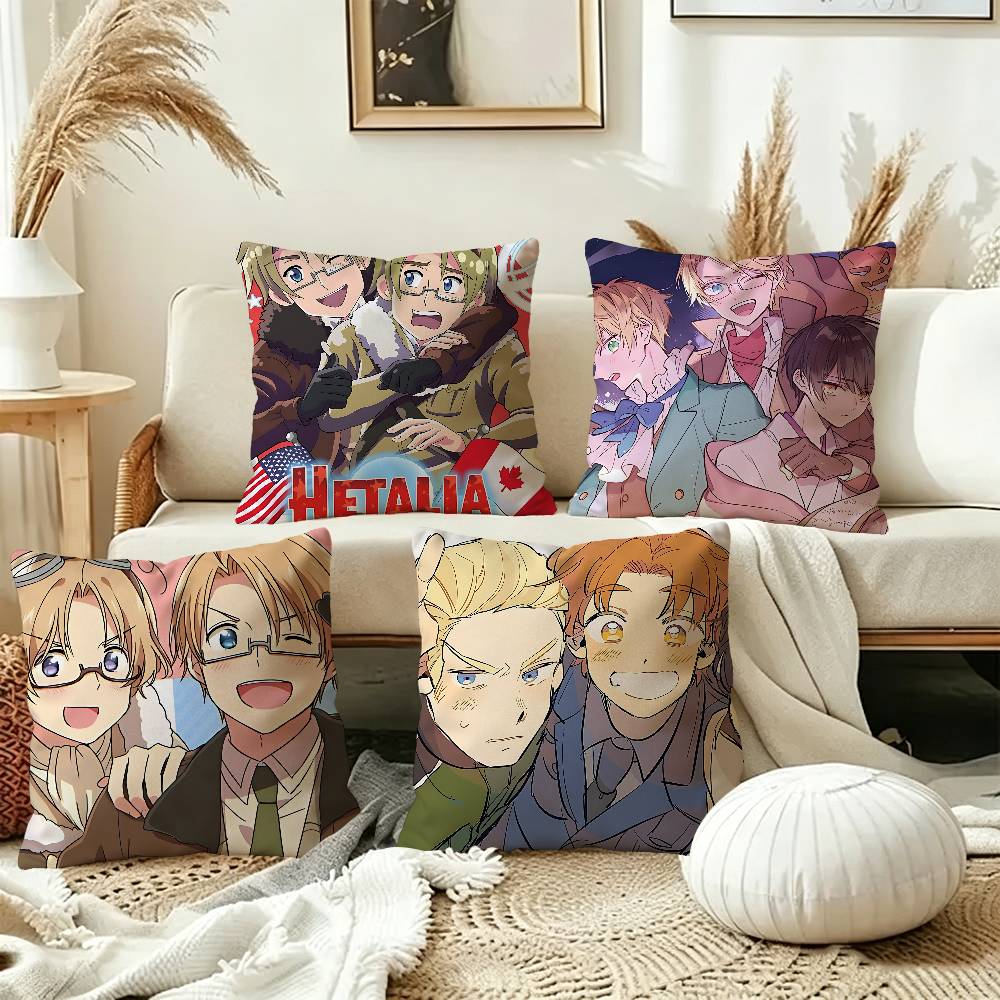 Anime Cartoon Hetalia Axis Powers Personalized picture text home decorative pillows Household Gifts xcm