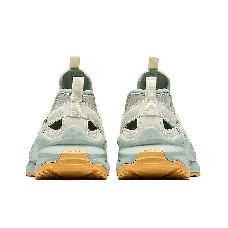 ANTA Tan Lin Men Outdoor Hiking Sandals Off White Light Green Gum 922528504-2