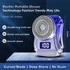 Portable USB Charging Shaver for Men Mini Pocket Razor Waterproof Dry Wet Beard Shave Travel Onboard Car Shaver