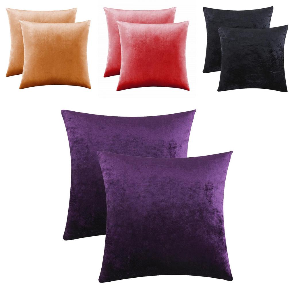 High-quality Polyester Velvet Cushion Cover Available In Various Sizes And Rich Color Options