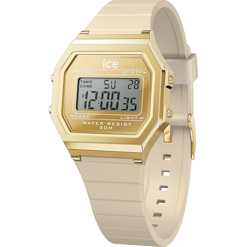 

Authorized distributor [Ice-watch] ice watch clock watch men s ladies 022732 ICE digit ice digit metal gold mirror almond skin small 32mm digital