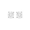 Earrings - LUXENTER - Basic Silver - 925 Sterling Silver - Cubic Zirconia - Rhodium-plated