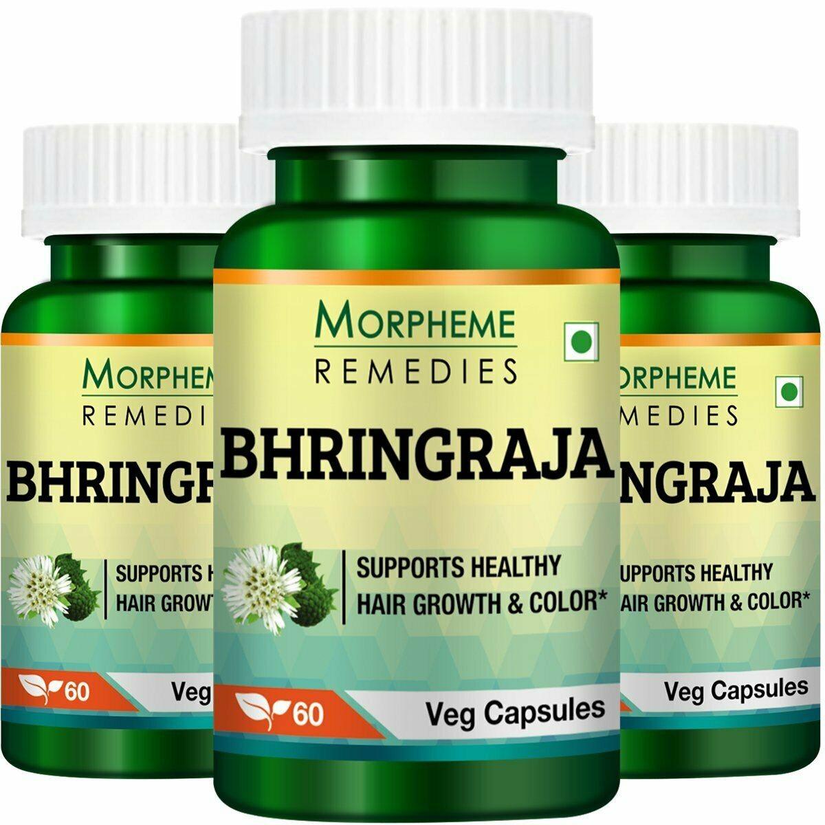 

Morpheme Remedies Bhringraja Healthy Hair Growth 60 Veg Capsules K512 TD67.2