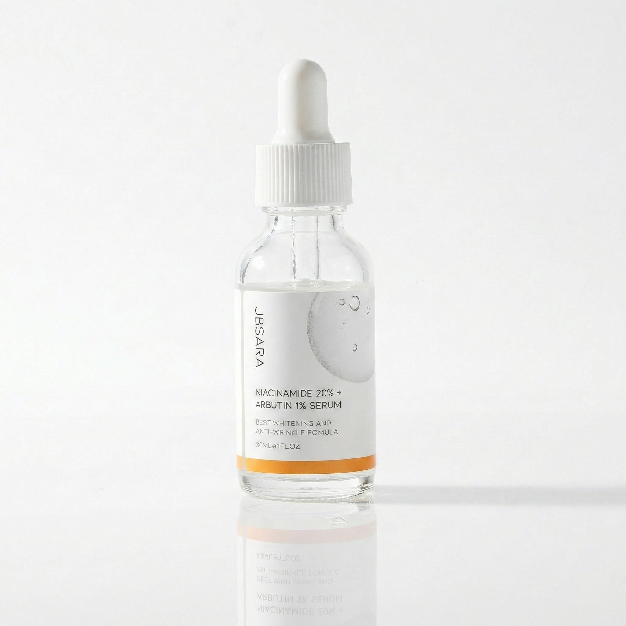 JBSARA Korean Face Serum 30ml | 20% Niacinamide & 1% Arbutin Serum | Dark Spot & Pigmentation Removal Serum | Brightening Korean Skincare