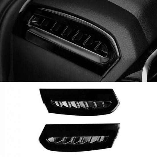 Car Dashboard Air Outlet Vent Decor Trim For Toyota Camry 2025-2026 Bright Black