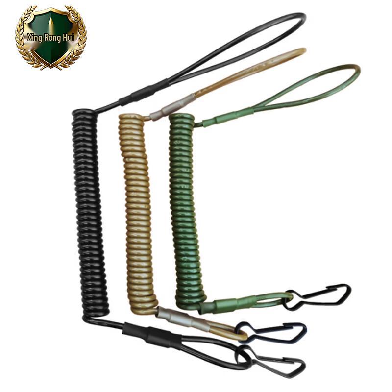 Tactical Retractable Kevlar Gun Lanyard