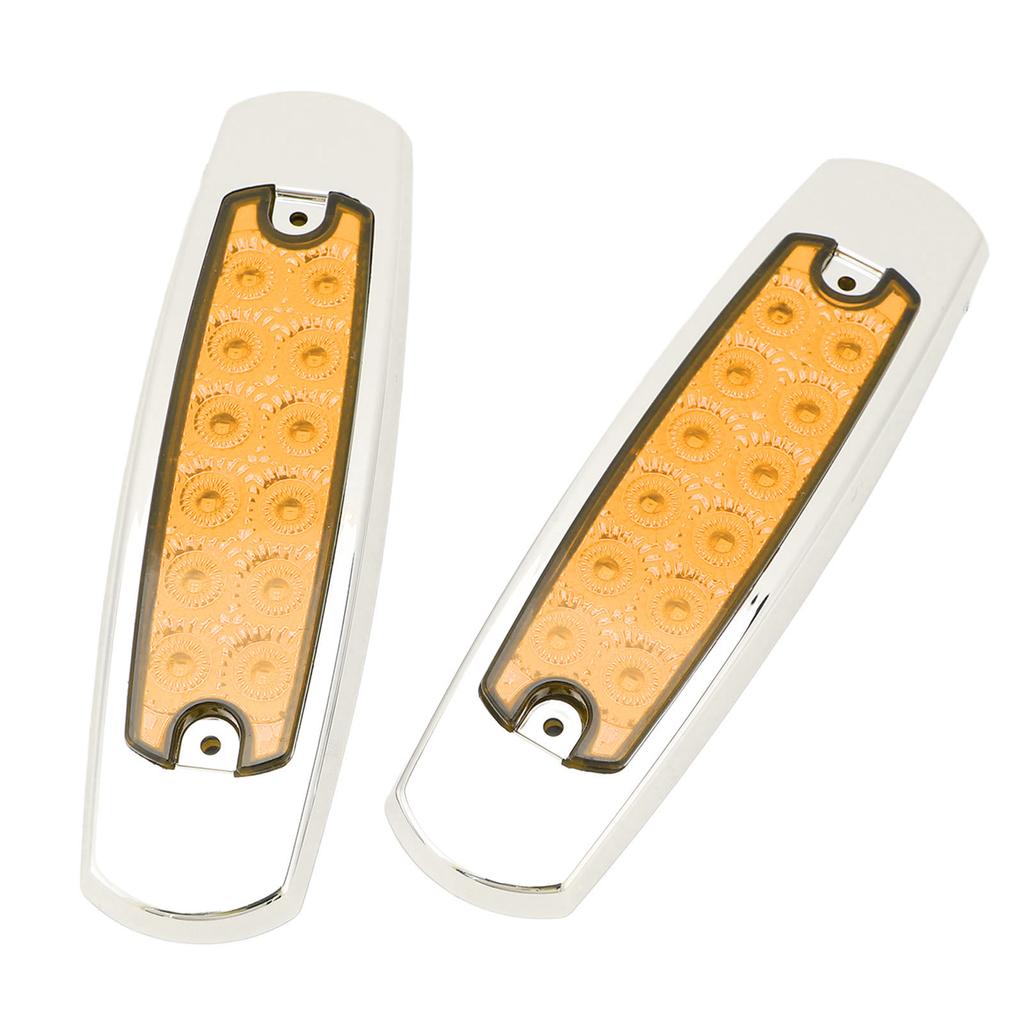 10PCS 12LED Side Marker Lights High Brightness Brake Tail Lights 12 to 24V Warning Lights for Truck Trailer
