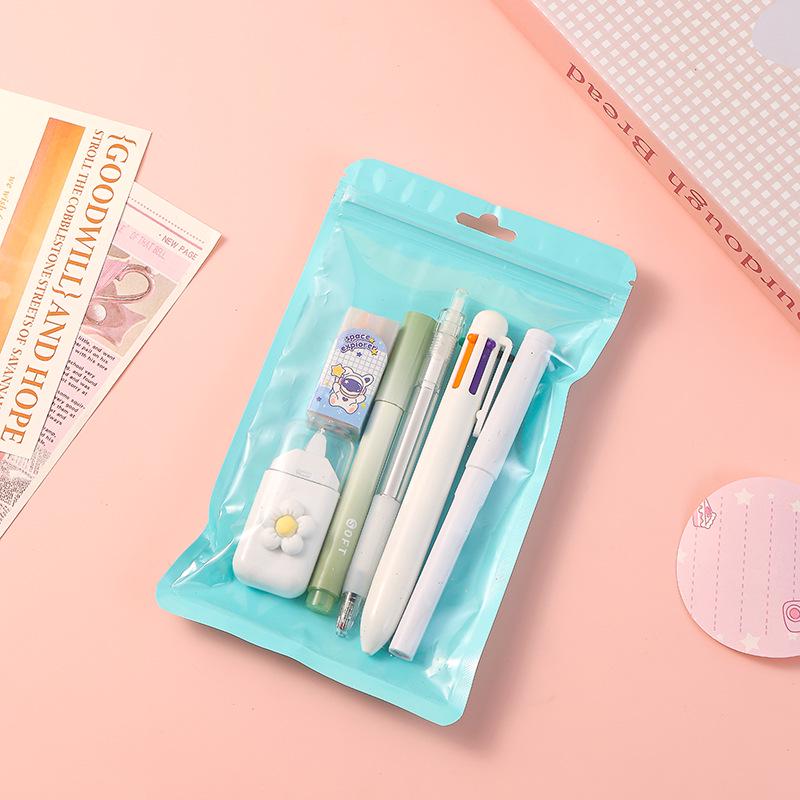 In's Minimalist Stationery Set: High-Value Pen, Correction Tape & Pencil Set for Students