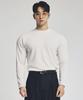 ASTROVE Sporty Knit Muscle Long Sleeve T-Shirt Ivory