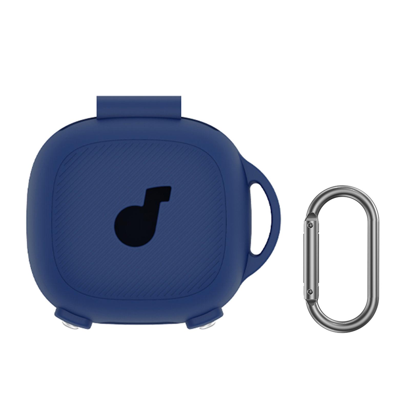 

Футляр для наушников-вкладышей для тренировок с вращающимися ушными крючками, влагостойкий чехол для хранения наушников карманного размера для Soundcore Sport 20 синий