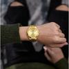 BUREI Men's Analog Quartz Watch Large Dial Waterproof Stainless Steel Band Stylish Business Casual Father's Day Gift