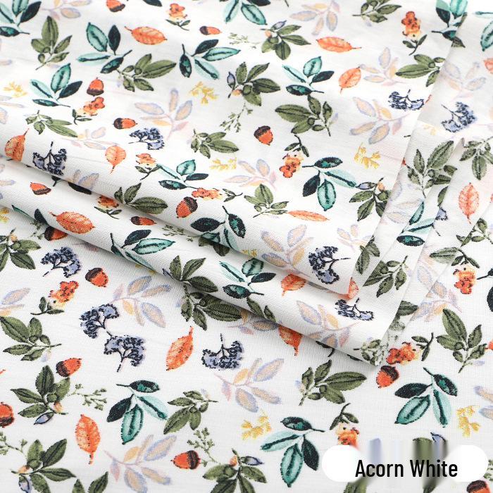 

Поплин из чистого хлопка с цветочным рисунком для летних платьев для девочек – Свежий пасторальный принт