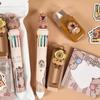 Cartoon Capybara Stationery Set Kawaii Student Tools Gift Kit  Kids Stationery