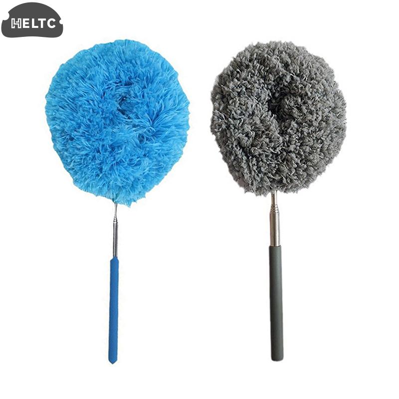 1*Microfiber Ceiling Fan Duster Extends Up To 80cm Long Handled Dust Locking Reusable Cleaner Brush For Home Effortless Cleaning