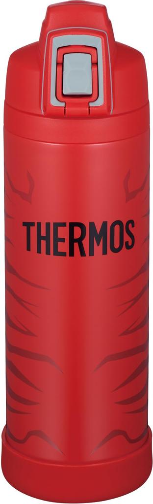 Thermos Vacuum Insulated Sports Bottle with Strap, 1L, Red, Keeps Drinks Cold Only, FJI-1001 R