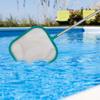 The Pool Cleaning Mesh Belt Rod Is A Shallow Net With A Five- Spliced Rod And A -on Interface Version In Green