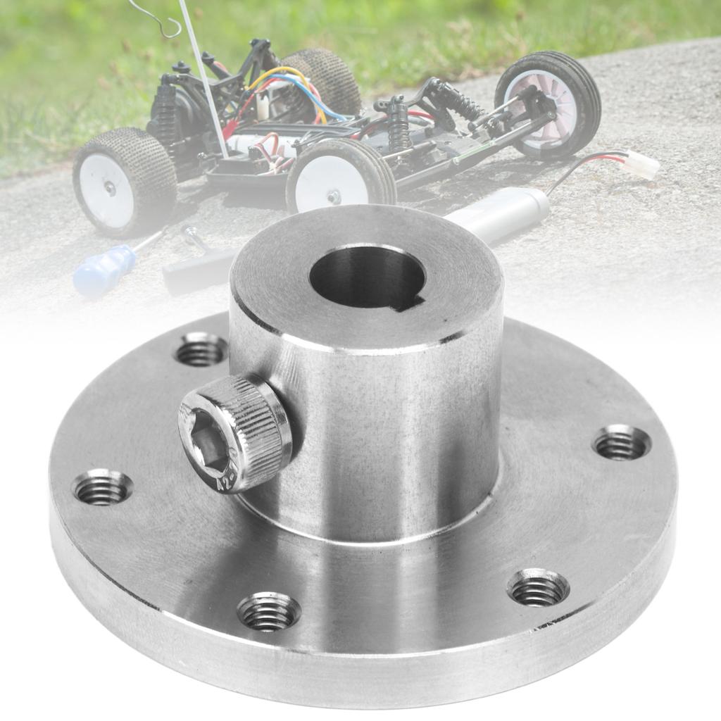 10mm Flange Coupling Connector High Strength Stainless Steel RC Shaft Coupling for DIY RC Model Motors