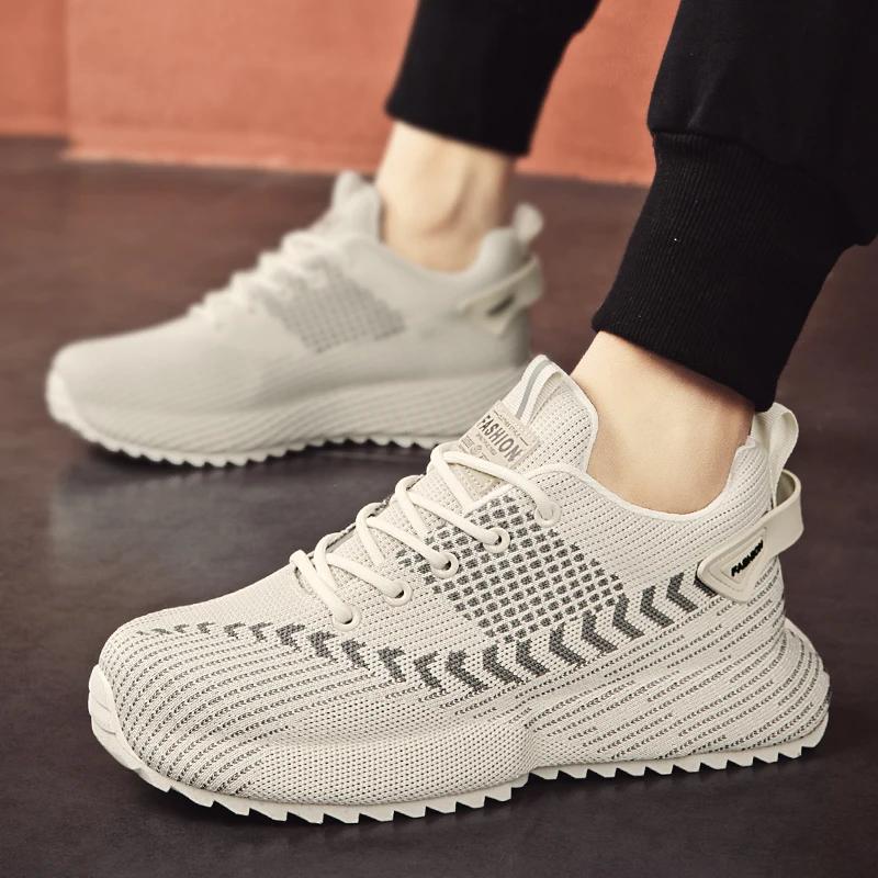 Hot Sale Fashion Men's Casual SneakerMen Soft Lace-up Shoes Man Lightweight Shoes for Men Soft Tooling Comfortable Sneakers