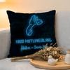 Cushion Cover  Linen  SkinFriendly Soft Decorative Case for Sofa Home Decor Charlie Puth Pillow Cover
