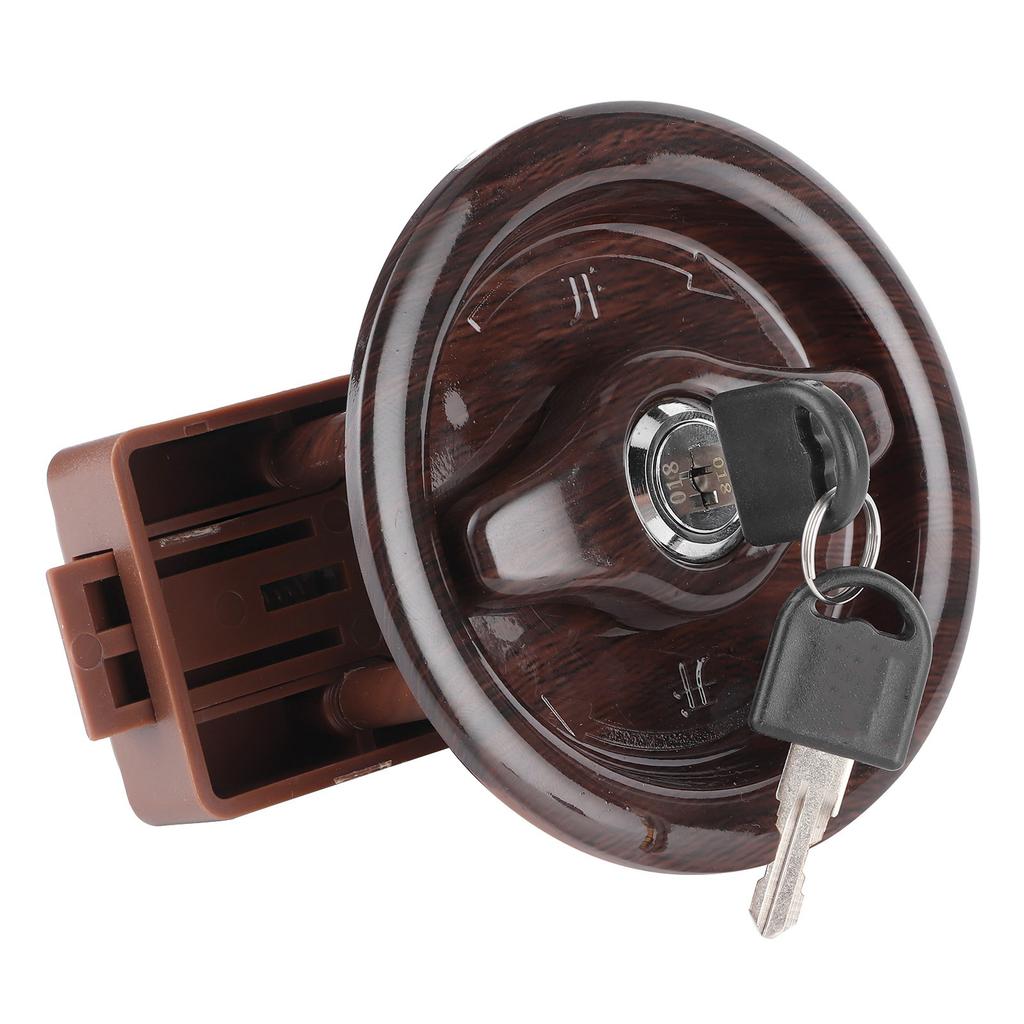 RV Toilet Bathroom Door Lock with 2 Key for Caravan Motorhome Yacht Trailer Car Accessories