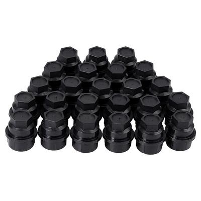 24PCS Black Lug Nut Covers Cap For Chevy Gmc Silverado 1500 2500 Full Size Truck