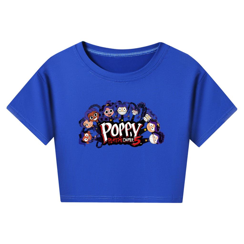 5633 Kids Girls Lily Lovebraids Print Short Sleeves Short T-Shirt