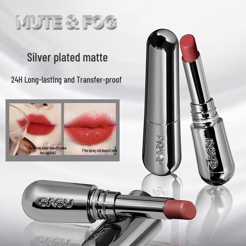 NOVO6208 Wasserdichter Matter Nude Lippenstift - Langanhaltend, Nicht-Klebend, Aufhellendes Finish