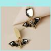 Boucles d'oreilles Chauve-souris d'Halloween en Alliage pour Femmes Bijoux de Mode Cadeau
