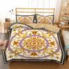 23pcs Bedding Set Luxury Duvet Cover Set Home Decor Bed Set Golden Duvet Cover  Comforter Cover with Pillowcase Full Queen Size