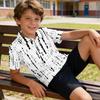 Kids Polo Shirt Quick Dry Short Sleeve Collared T-Shirt Breathable Lightweight Fabric Casual School Wear