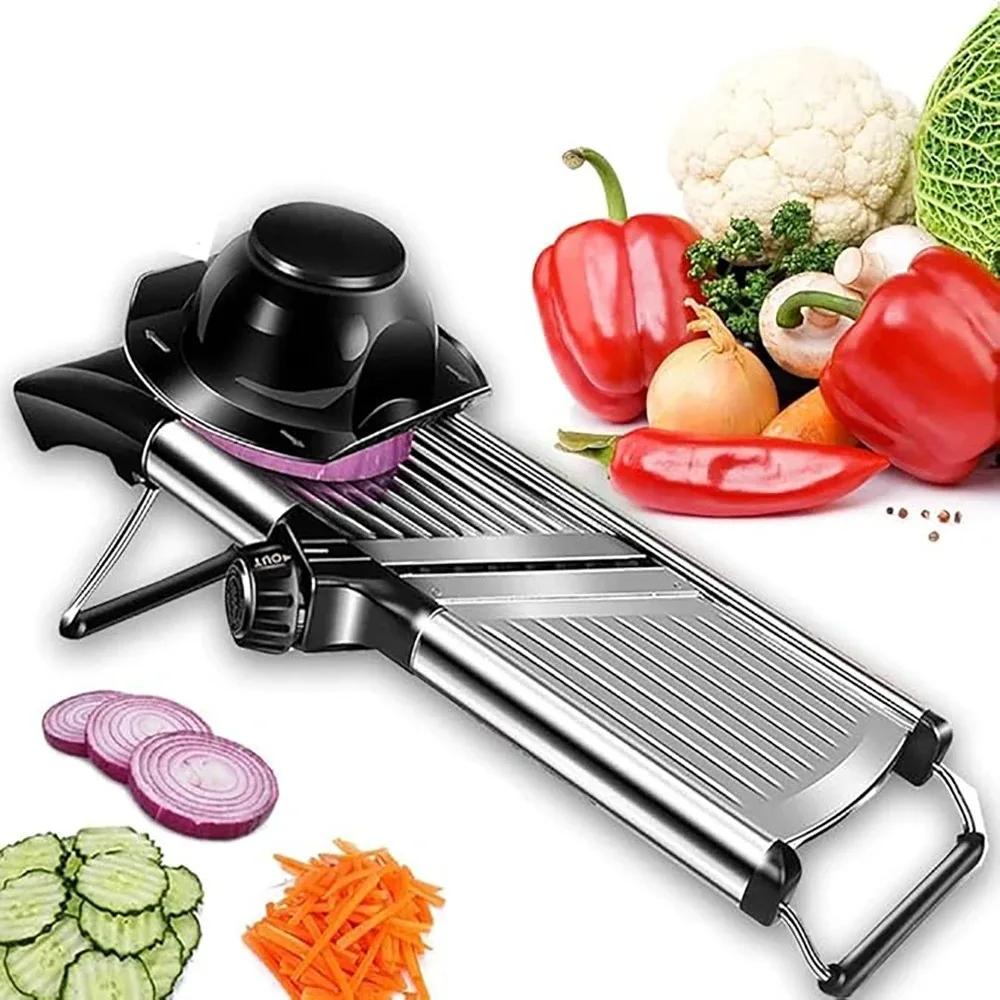 Multifunctional Adjustable Vegetable Slicer Stainless Steel Professional Efficient
