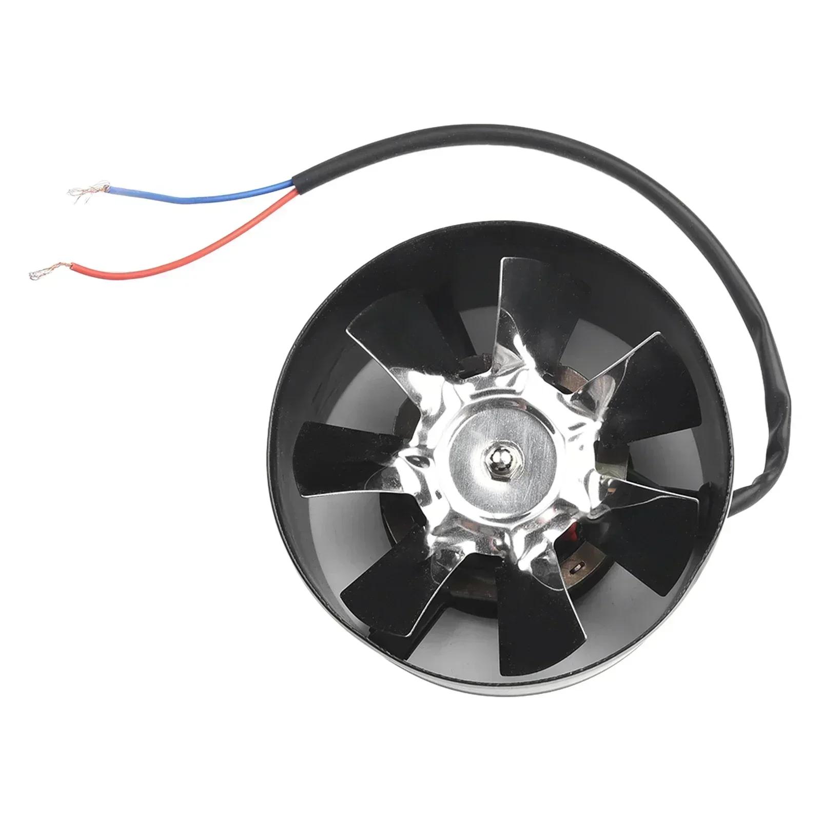 

Exhaust Fan Extractor Iron Pipe Fan Quiet Smoke Strong Suction 100 Mm 140 M³/H Duct Fan For Kitchens Channel Radiator Fan білий