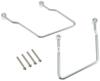 Kijima Motorcycle Parts Side Bag Supports, Steel, Chrome Plated, Left and Right Set for Vulcan 400/800 Standard/Classic, Part Number 210-459