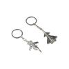 Fighter Jet Plane Car Key Ring Metal Battleplane Keyring Pendant Party Gift Aircraft Key Chain  Men