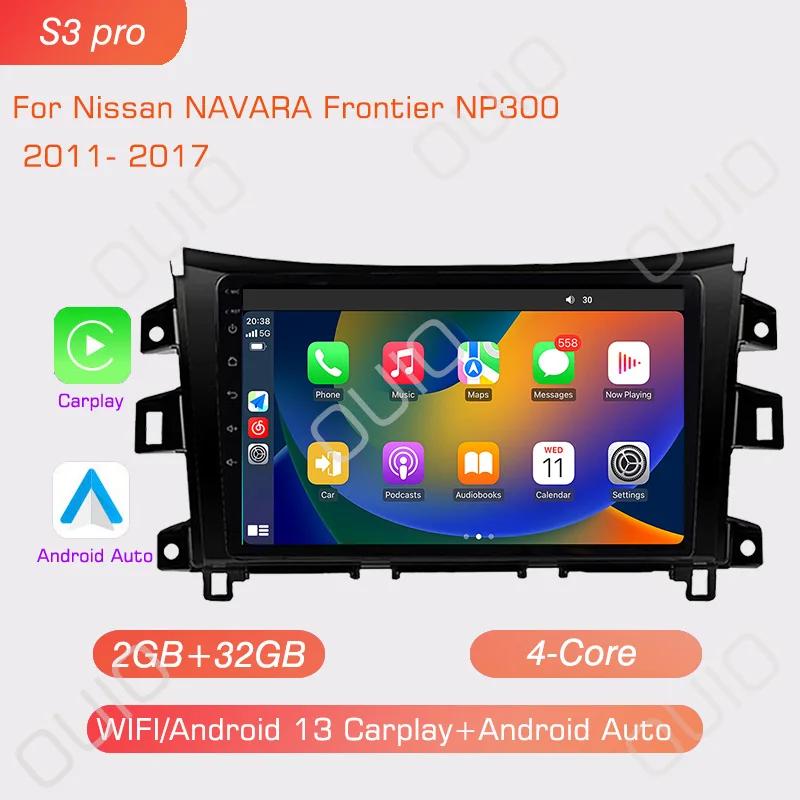 Android 13 Radio For Nissan NAVARA Frontier NP300 2011 - 2018 Car Stereo Multimedia Player Carplay Auto GPS Navigation 2DIN