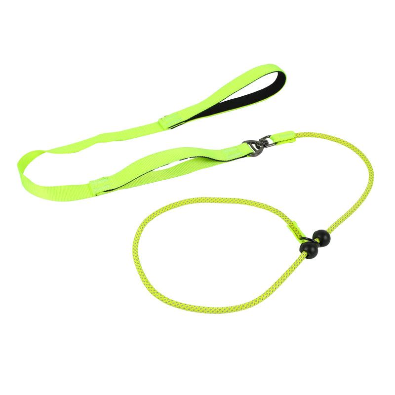 New multi-functional explosion-proof flushing P rope integrated P chain pet leash walking dog rope dog training dog rope dog chain